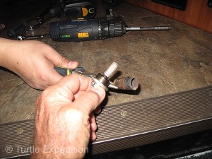 With parts at their fingertips, the glow plug and atomization screen on the Airtronic were changed.