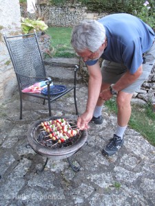 Gary is in charge of the BBQ.