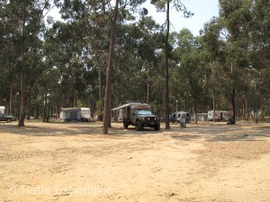 The dusty campground offered safe parking for our truck but little more. No real RV sites with water and electric, internet didn’t work half the time. It did have a Porta Potti dump station.