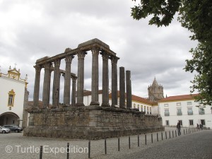 The Roman temple in the middle of the town was interesting. We’ll see many more in the next few weeks.