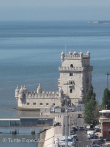 The Belém Tower gave us an interesting view of the city and the riverfront.
