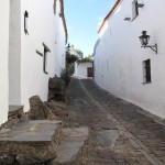 Narrow cobblestone streets invited exploring in search of little gift shops or a café for an Espresso.
