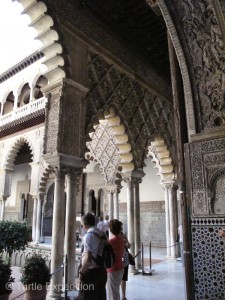 Walking through the arches and gardens of the Alcázar Palace, we could clearly see the influence of many cultures.