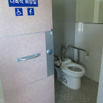 There was almost always a “handicapped” toilet.