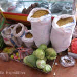The small fresh produce market back in the town of Karakol was a good placed to stock up for the road back to Bishkek.