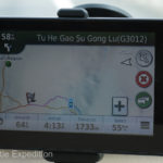 We didn't really get to choose but our Garmin GPS at least told us where we were, sort of.