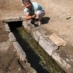 This irrigation channel may have been part of the Karez water transfer system.