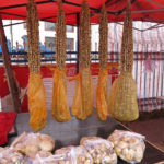 We could not resist stopping at this stand selling dried mushrooms.