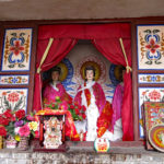 Statues decorated the inside of the main temple.