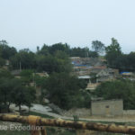 We had time to explore this village on the side of the highway and admired the old roof styles of some of the homes.