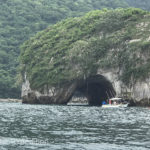 The taxi boat ride from Puerto Vallarta to the fishing village of Yelapa was 45 minutes.