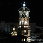 View from our bedroom of the pretty Nuestra Señora de Guadalupe church, a city icon dominating Puerto Vallarta’s downtown.